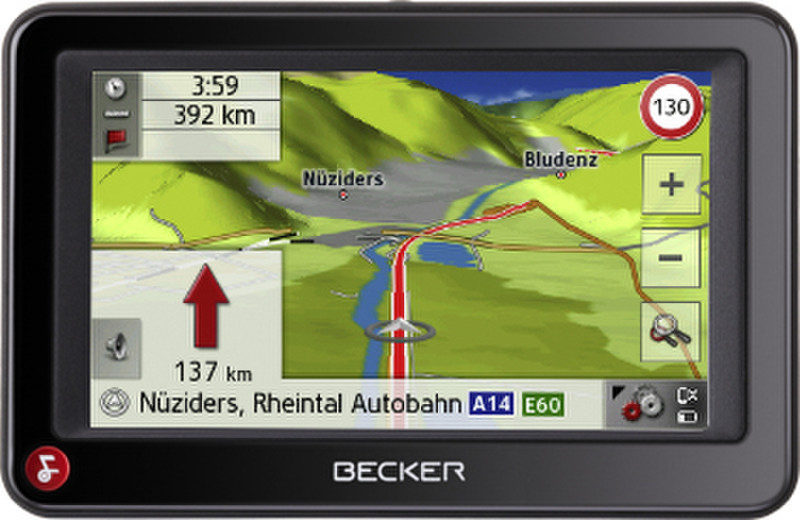 Becker Ready 43 Traffic Handgeführt 4.3Zoll Touchscreen Navigationssystem
