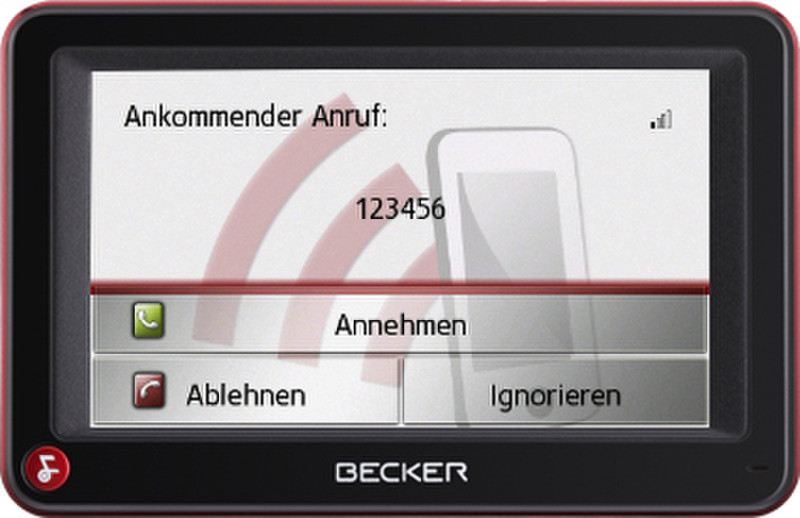 Becker Active 43 Talk Tragbar / Fixiert 4.3Zoll LCD Touchscreen Navigationssystem