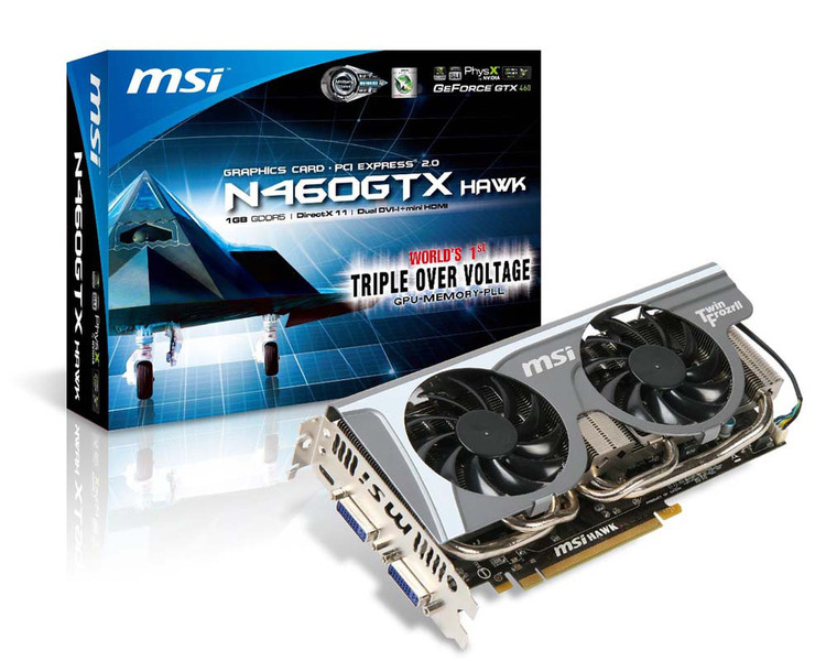 MSI N460GTX HAWK видеокарта