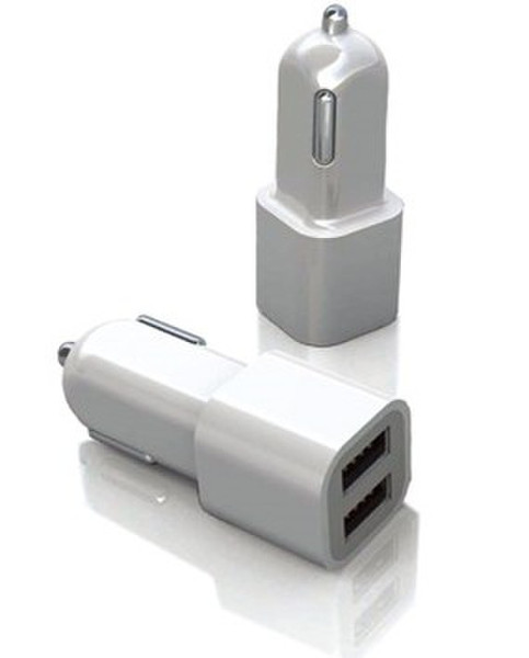Macally CARUSB Auto Silver mobile device charger