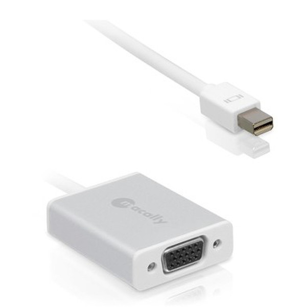 Macally MD-VGA Mini DisplayPort M VGA FM White cable interface/gender adapter