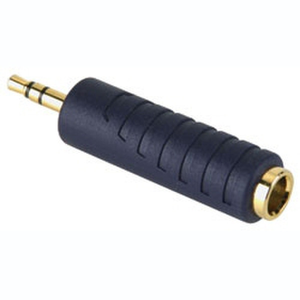 Bandridge SAP042 1x 3.5mm, Male 1x 6.3mm, Female Black cable interface/gender adapter