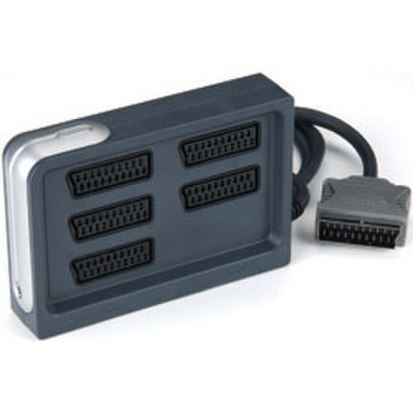Bandridge VSB7715 SCART SCART Black,White cable interface/gender adapter