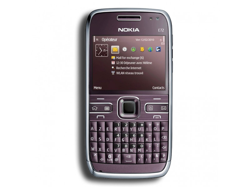 Nokia E72 Single SIM Violet smartphone