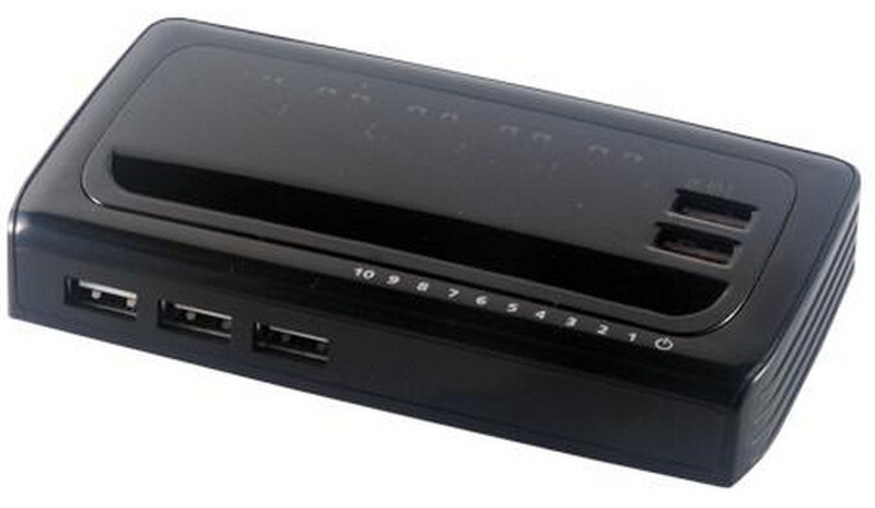 MCL USB2-H110 Черный хаб-разветвитель