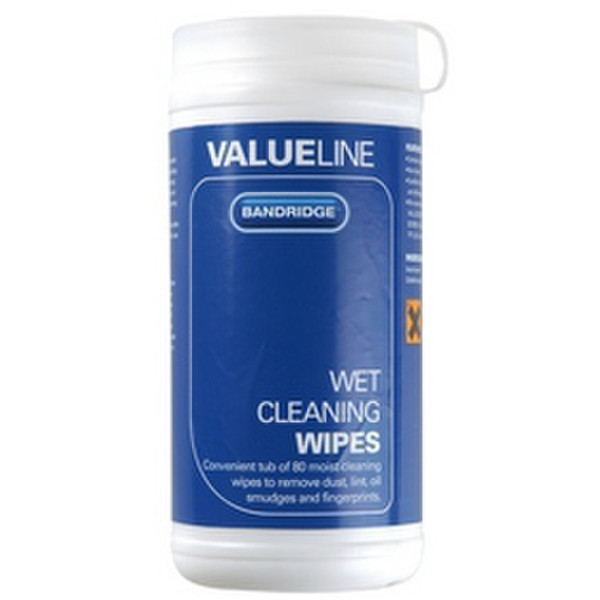 Bandridge VSC180 Bildschirme/Kunststoffe Equipment cleansing wet cloths Reinigungskit