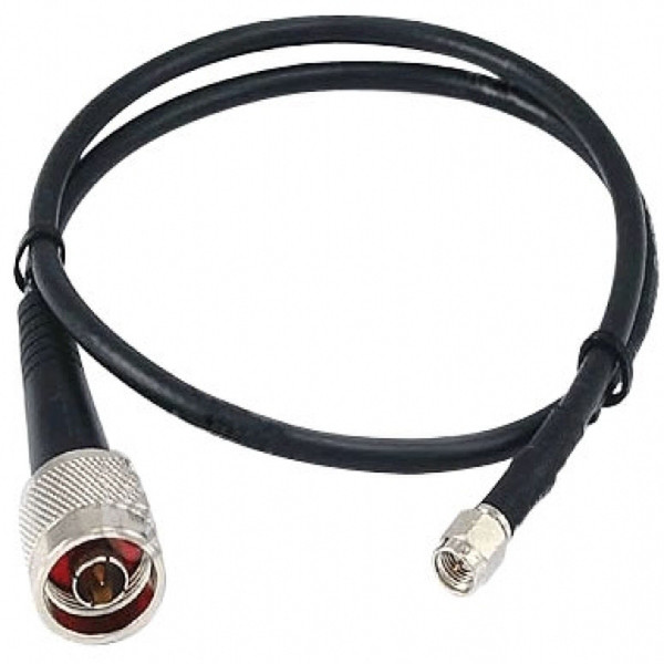 Ansel 2354 3m male female Black coaxial cable