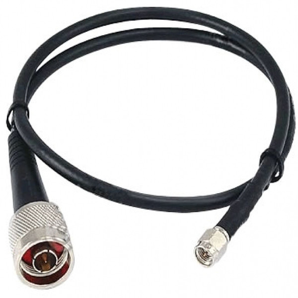Ansel 2355 6m male female Black coaxial cable