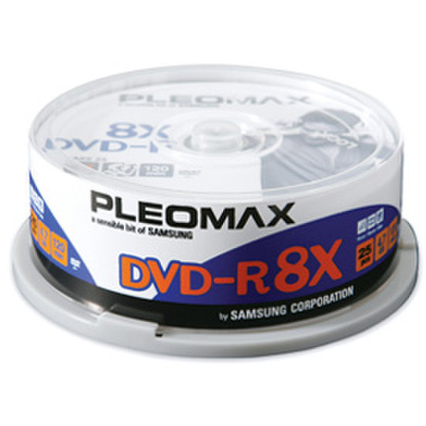 Samsung Pleomax DVD-R 4.7GB, Cake Box 25-pk 4.7GB 25Stück(e)