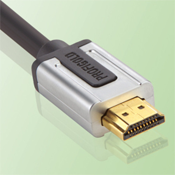 Profigold PROD1200 DVI-D HDMI-A M Schwarz, Silber Kabelschnittstellen-/adapter