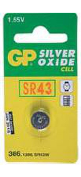 GP Batteries Super Alkaline SR43 Оксид серебра (S) 1.55В батарейки