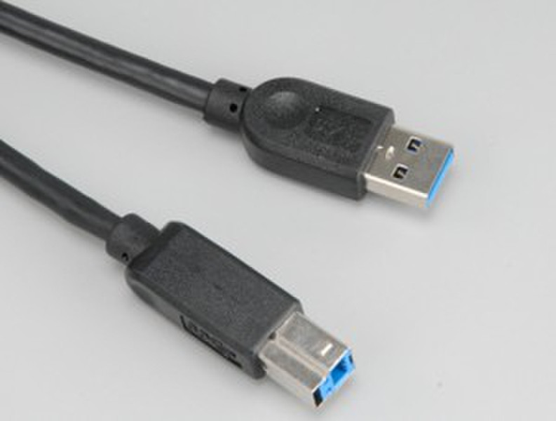 Akasa USB 3.0 A to B 1.5m USB A USB B Black USB cable