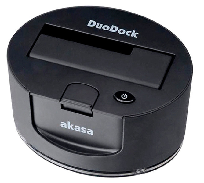 Akasa DuoDock S, Black Черный