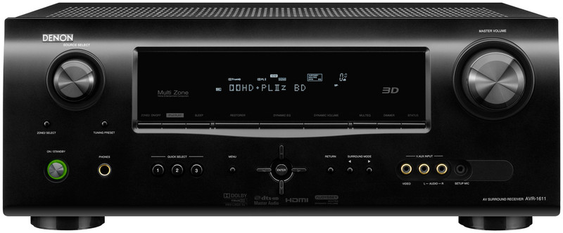 Denon AVR-1611 7.1channels Black AV receiver