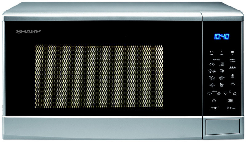 Sharp R-240 IN 20l 800W Silber Mikrowelle