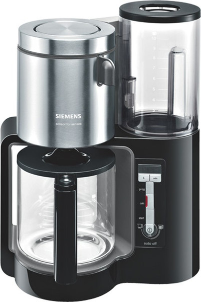 Siemens TC86303 freestanding Drip coffee maker 1.25L 15cups Anthracite,Silver coffee maker
