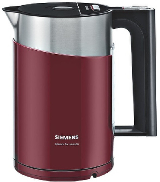 Siemens TW86104 1.5л 2400Вт Черный, Красный электрический чайник