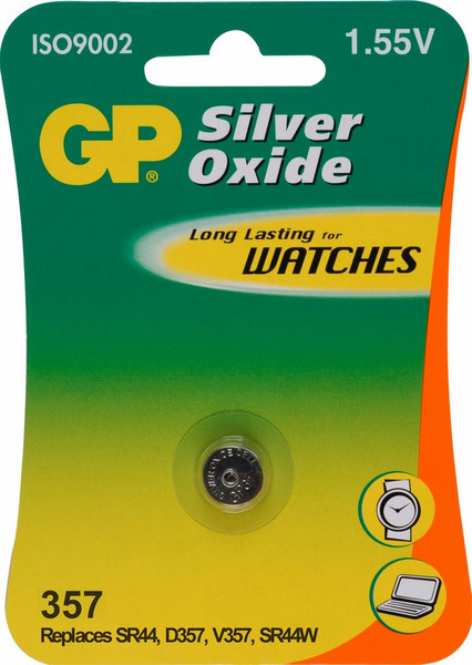 GP Batteries Silver Oxide Cell 357 Серебряно-цинковый 1.55В батарейки