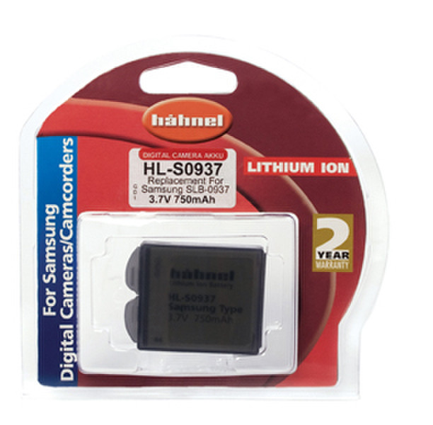 Hahnel HL-S0937 Lithium-Ion (Li-Ion) 750mAh 3.7V rechargeable battery