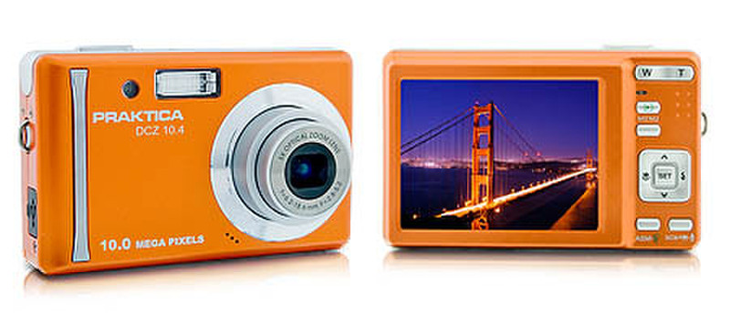 Praktica DCZ 10.4 Kompaktkamera 10MP 1/2.3Zoll CCD 3648 x 2736Pixel Orange