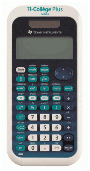 Texas Instruments TI College PLUS Карман Научный калькулятор Черный, Синий, Белый