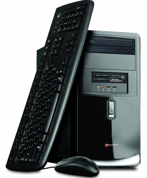 Qmotion Silverline 2786 2.6GHz E5300 Black PC