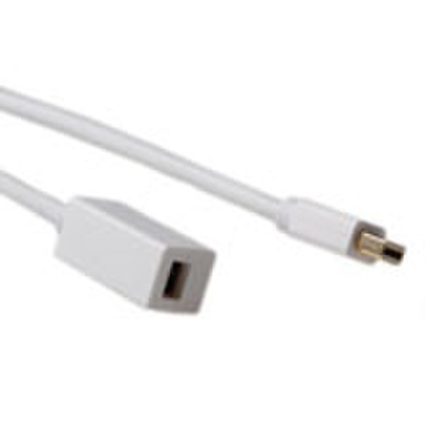Advanced Cable Technology AK3956 1.5m Mini DisplayPort Mini DisplayPort White DisplayPort cable
