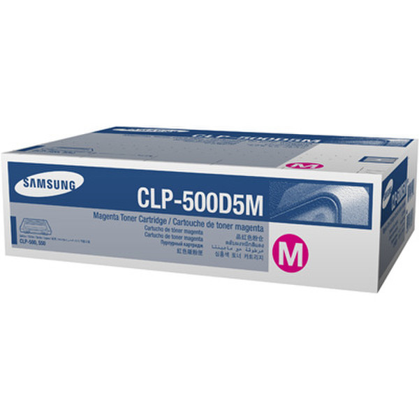 Samsung CLP-500D5M 5000pages Magenta laser toner & cartridge