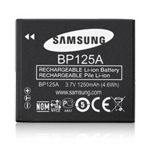 Samsung BP125A Литий-ионная (Li-Ion) 1250мА·ч 3.7В аккумуляторная батарея