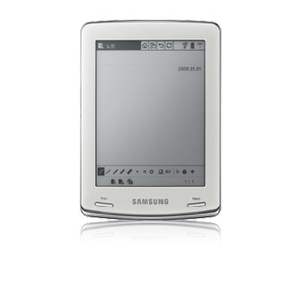 Samsung E60 6Zoll Touchscreen WLAN Weiß eBook-Reader