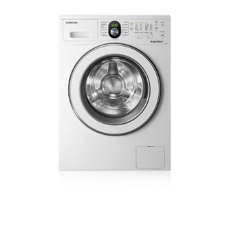 Samsung WF8704BSH Freistehend Frontlader 7kg 1400RPM A+ Schwarz, Silber, Weiß Waschmaschine