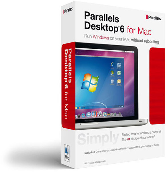 Parallels Upgrade Desktop for Mac 6.0/ DE 1Benutzer