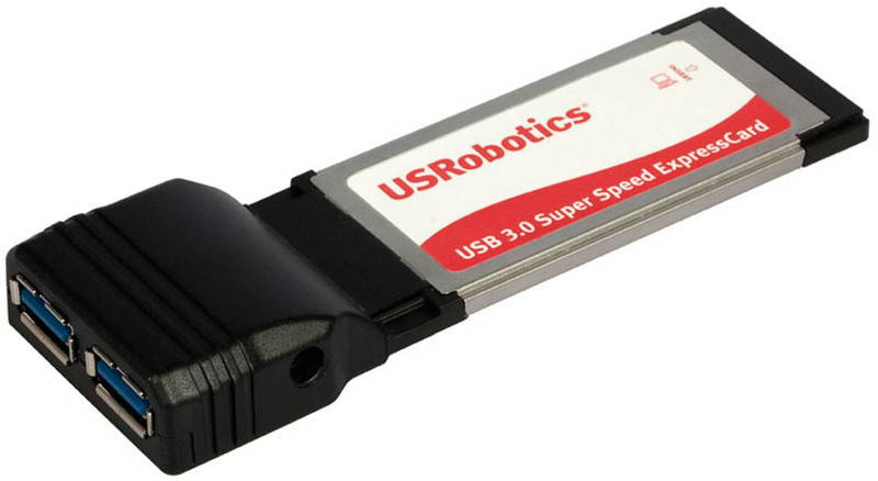 US Robotics 2-Port USB 3.0 ExpressCard USB 3.0 interface cards/adapter