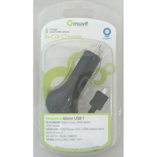 Muvit C8600LUNA Black mobile device charger