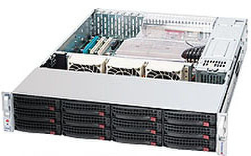 Supermicro 826E26-R1200LPB 1200W Schwarz Computer-Gehäuse