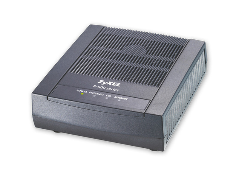 ZyXEL P-660R Подключение Ethernet ADSL2+ Черный проводной маршрутизатор