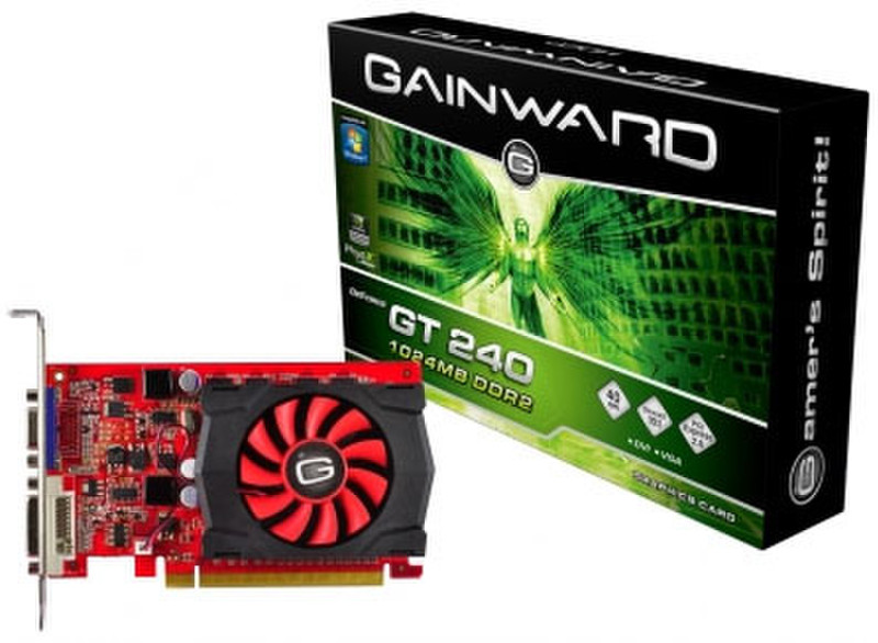 Gainward 1251 GeForce GT 240 1ГБ GDDR2 видеокарта