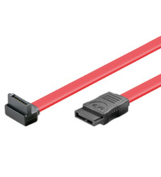 Wentronic 0.10m S-ATA HDD 90° 0.10м SATA Красный кабель SATA
