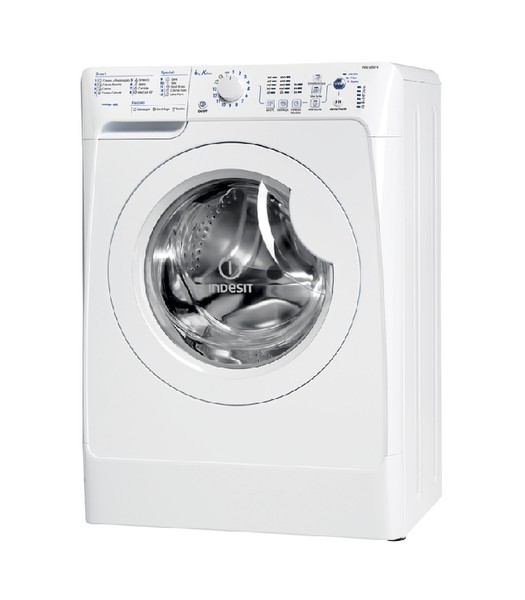 Indesit PWSC 60881 W Freistehend Frontlader 6kg 800RPM A+ Weiß Waschmaschine