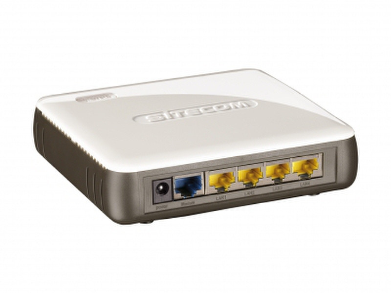 Sitecom WL-340 Fast Ethernet White wireless router