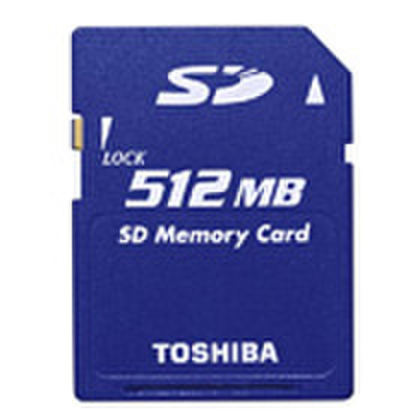 Toshiba 512 MB Secure Digital TM Memory Card memory card