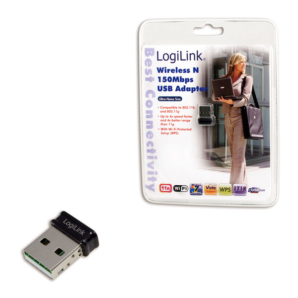 LogiLink WL0084 WLAN 150Мбит/с сетевая карта