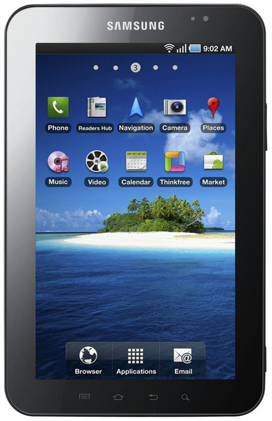 Samsung Galaxy Tab P1000 3G 4G Schwarz, Silber Tablet