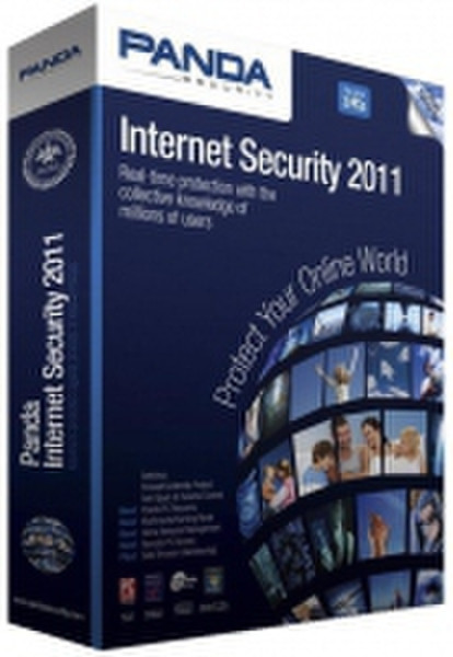 Panda Internet Security 2011, Box, RNW, 1U, 1Y 1пользов. 1лет ITA