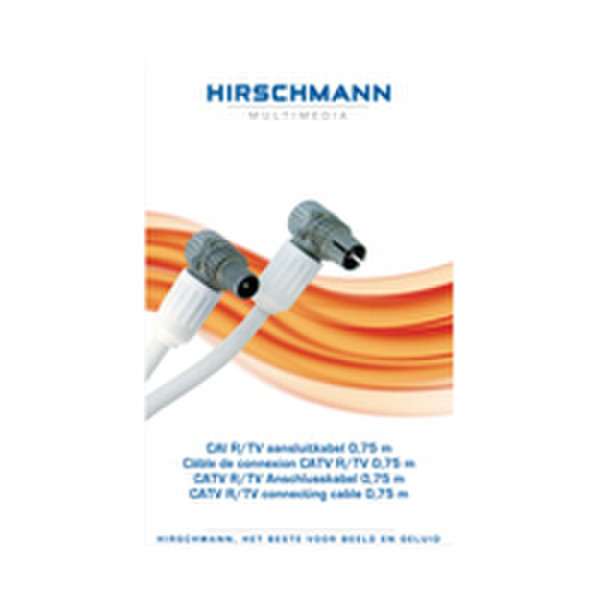 Hirschmann FEKAB 759/075 0.75m IEC IEC White coaxial cable