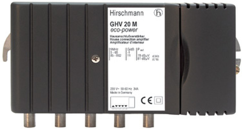Hirschmann GHV 20M Black TV set-top box