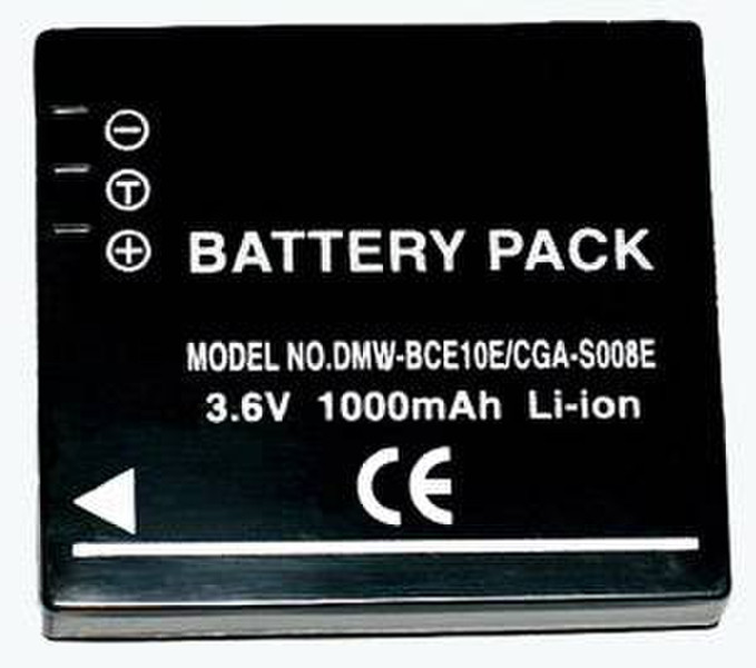 Desq DMW-BCE10/CGA-S008E Литий-ионная (Li-Ion) 1000мА·ч 3.6В аккумуляторная батарея