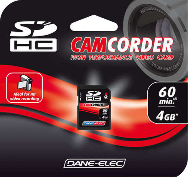 Dane-Elec SDHC 4GB 4GB SDHC memory card