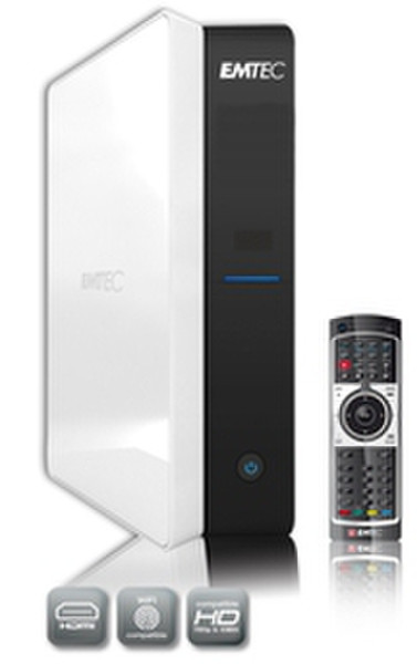 Emtec EKHDD500S120W Wi-Fi White digital media player