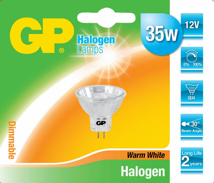 GP Lighting 042341-HLCE1 35Вт GU4 C Теплый белый галогенная лампа